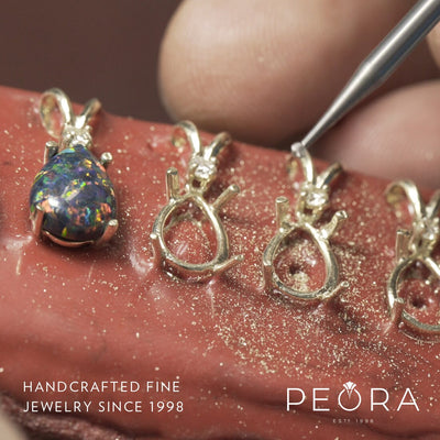 Peora handcrafted authenticity and jewelry making process