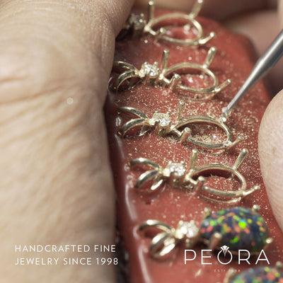 Peora handcrafted authenticity and jewelry making process