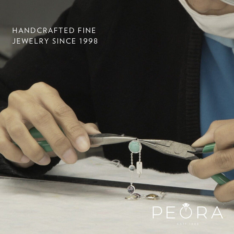 Peora handcrafted authenticity and jewelry making process