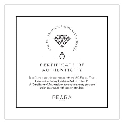 Peora Certificate of Authenticity