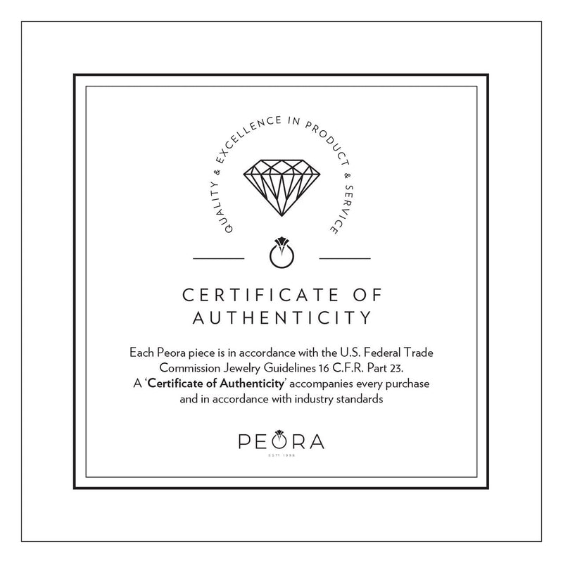 Peora Certificate of Authenticity