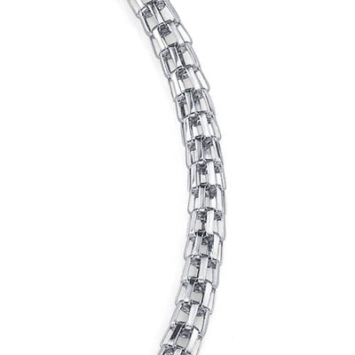 Stainless Steel Fancy Fox-Tail Style Chain Bracelet