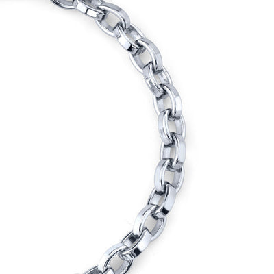 Stainless Steel Belcher Link Bracelet