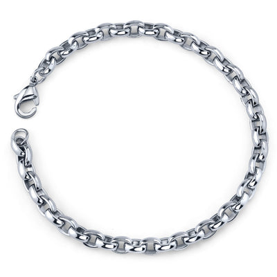 Stainless Steel Belcher Link Bracelet