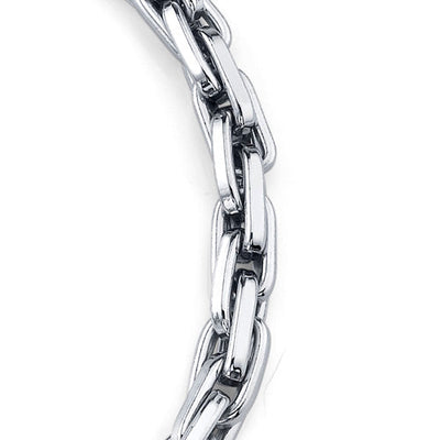 Stainless Steel Modern Link Chain Bracelet