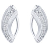 Sterling Silver Enchanted Open Marquise Earrings for Women