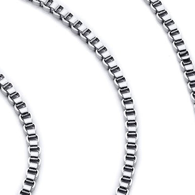 Signature Sterling Silver 1mm Box Chain Necklace, 16 to 24 inches (Copy)