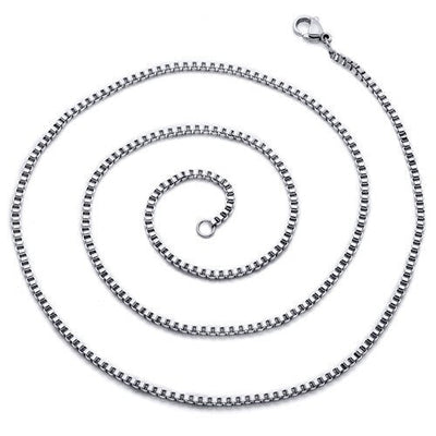 Signature Sterling Silver 1mm Box Chain Necklace, 16 to 24 inches (Copy)