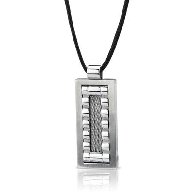 Steel Cable design Brush finish Pendant