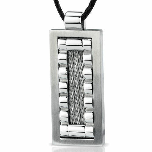 Steel Cable design Brush finish Pendant