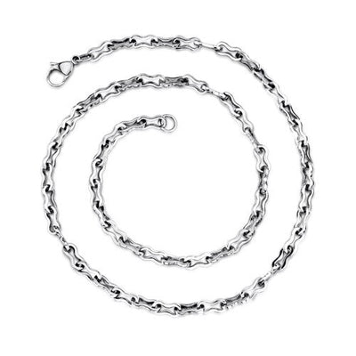 Elegant Figure 8 Mens Stainless Steel Necklace Style SN8470