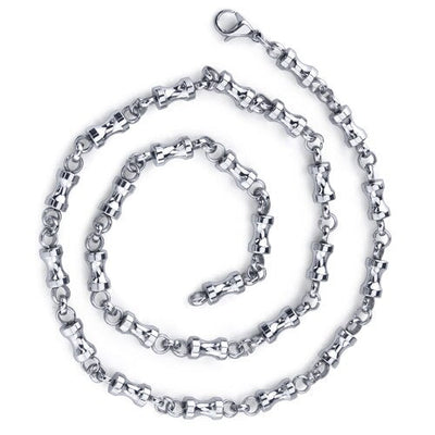 Youthful and Unique: Steel Dumbbell 22 inch Chain SN8914