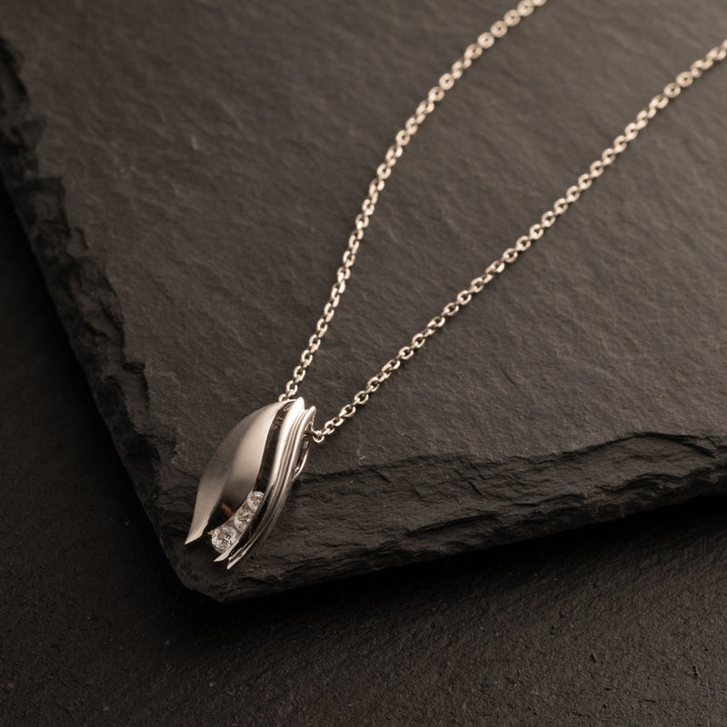 Sterling Silver Waves Pendant