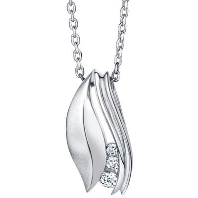 Sterling Silver Waves Pendant