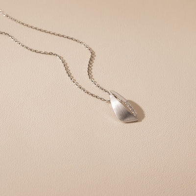 Sterling Silver Minimalist Siren Pendant