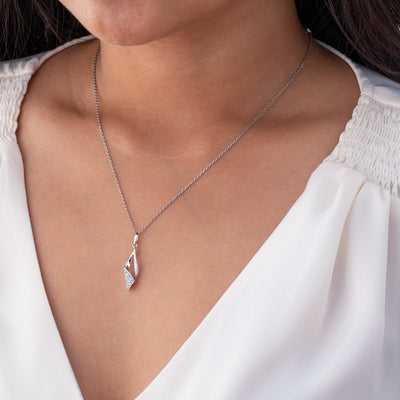 Sterling Silver Teardrop Charm Pendant