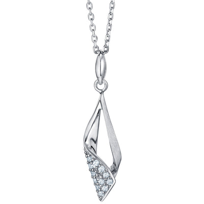 Sterling Silver Teardrop Charm Pendant