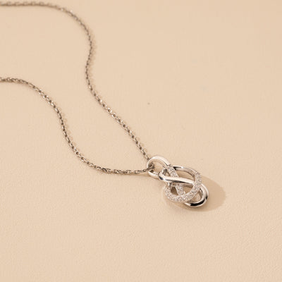 Sterling Silver Infinity Link Pendant