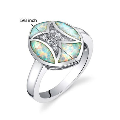 Red Fire Opal Ring Sizes 6 to 8 Style
