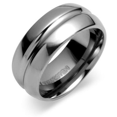 9mm Mens Tungsten Band Size 11.5