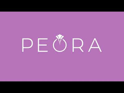 Video of 14 kt White Gold Round Cut 1.50 ct Pink Sapphire Pendant P8980 by Peora Jewelry. Includes a Peora gift box. Free shipping, 30-day returns, authenticity guaranteed. 