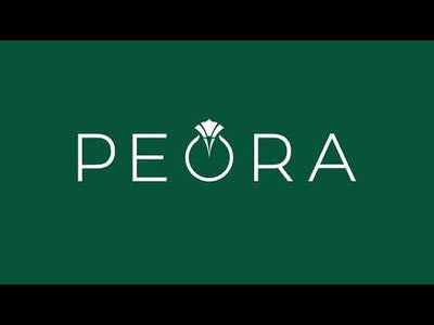 Video of 14 Kt White Gold Round Cut 1.50 ct Emerald Earrings E18466 by Peora Jewelry. Includes a Peora gift box. Free shipping, 30-day returns, authenticity guaranteed. 