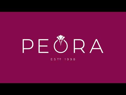 Video of Peora Created Ruby Stackable Ring in Rose-Tone Sterling Silver SR12038. Includes a Peora gift box. Free shipping, 30-day returns, authenticity guaranteed. 