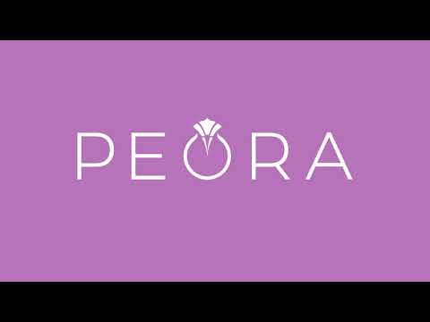 Video of Peora 14 Karat Yellow Gold Round Cut 1.50 Carats Created Pink Sapphire Diamond Pendant P9626. Includes a Peora gift box. Free shipping, 30-day returns, authenticity guaranteed. 