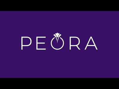 Video of Peora 14 Karat Yellow Gold Pear Shape 1.00 Carats Created Alexandrite Diamond Pendant P9708. Includes a Peora gift box. Free shipping, 30-day returns, authenticity guaranteed. 