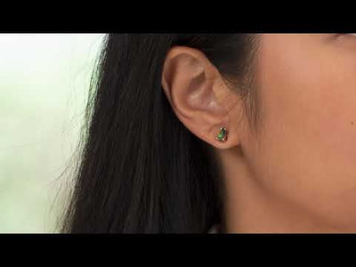 Video of. 14K White Gold Pear Shape Created Black Opal Stud Earrings E19176 Includes a Peora gift box. Free shipping, 30-day returns, authenticity guaranteed. 